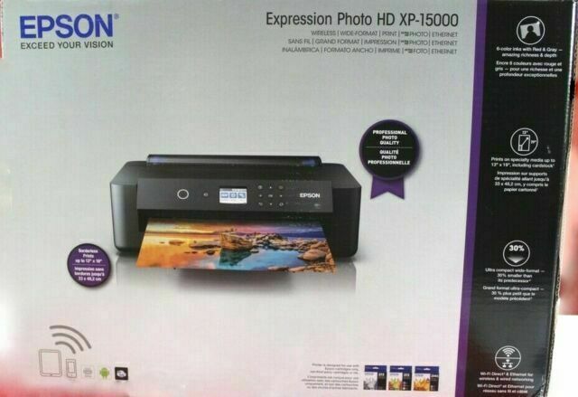 Epson Expression Photo HD XP-15000 Wide-format Printer – Black