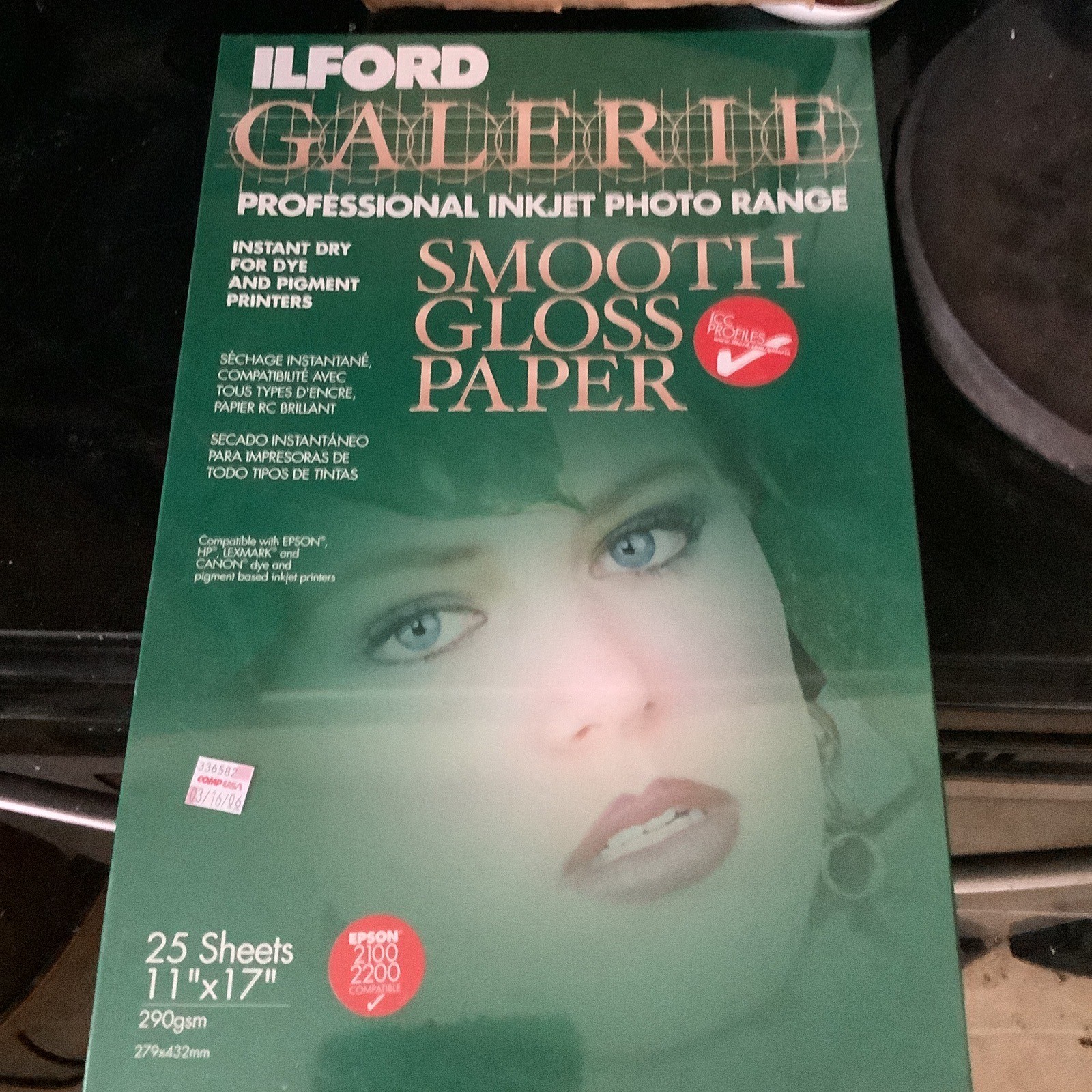 ILFORD Galerie Professional Inkjet Smooth Gloss Paper 11″ x 17″ 25 Sheets *NEW*