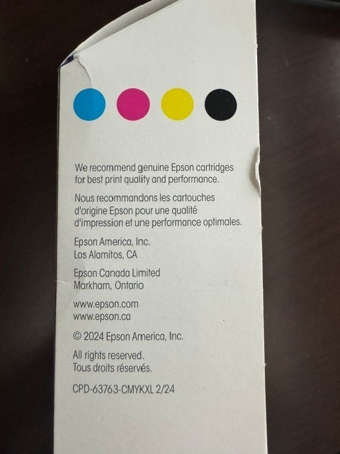 Epson 252XL/252 (T252XL-BCS) Black/Tri-Color Ink Cartridge – 4 Pack