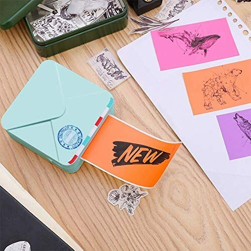 Mini Thermal Photo Printer Bluetooth Label Printing Machine or Thermal Paper Lot