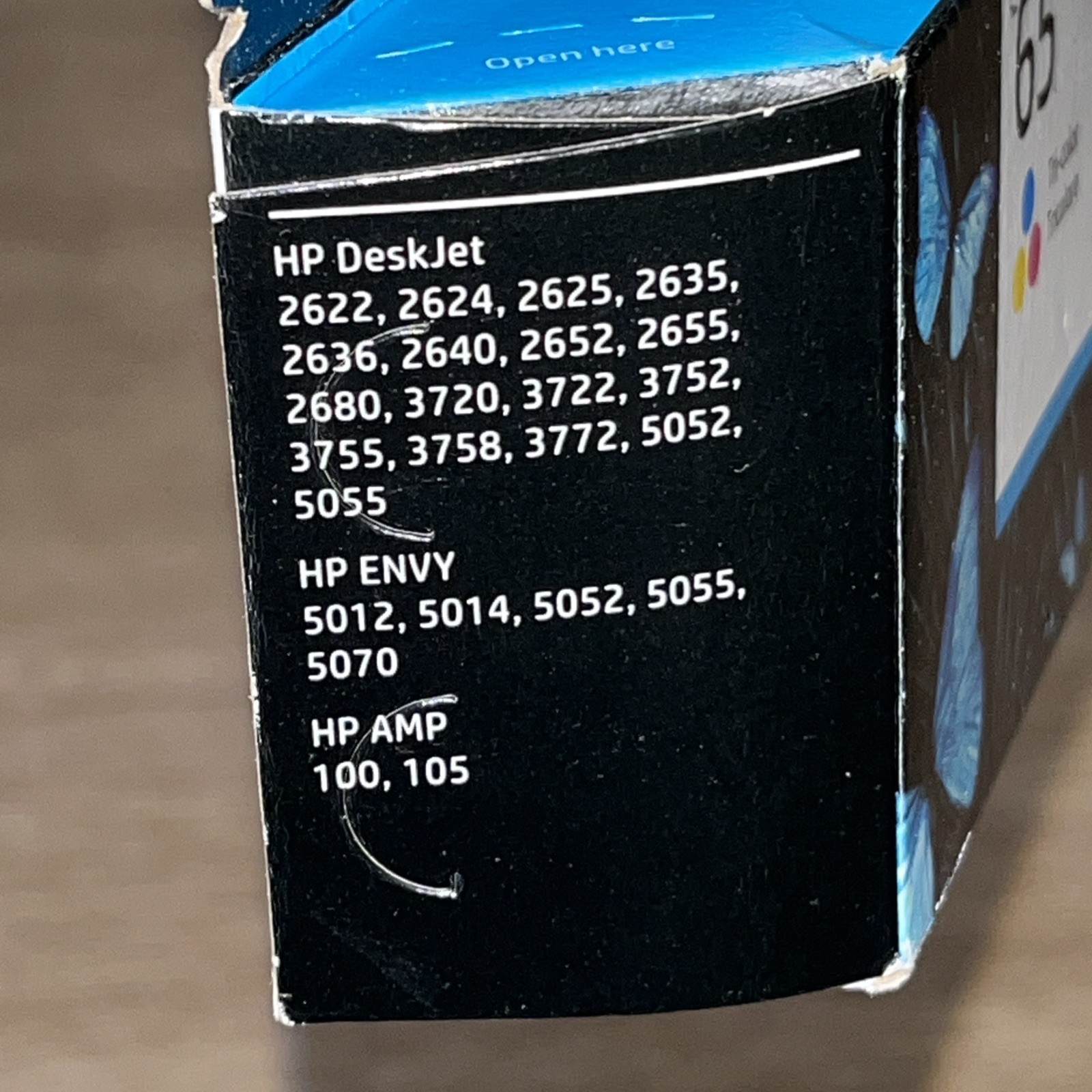 HP 65 TRI COLOR INK CARTRIDGE EXP MAY 2027 New Sealed
