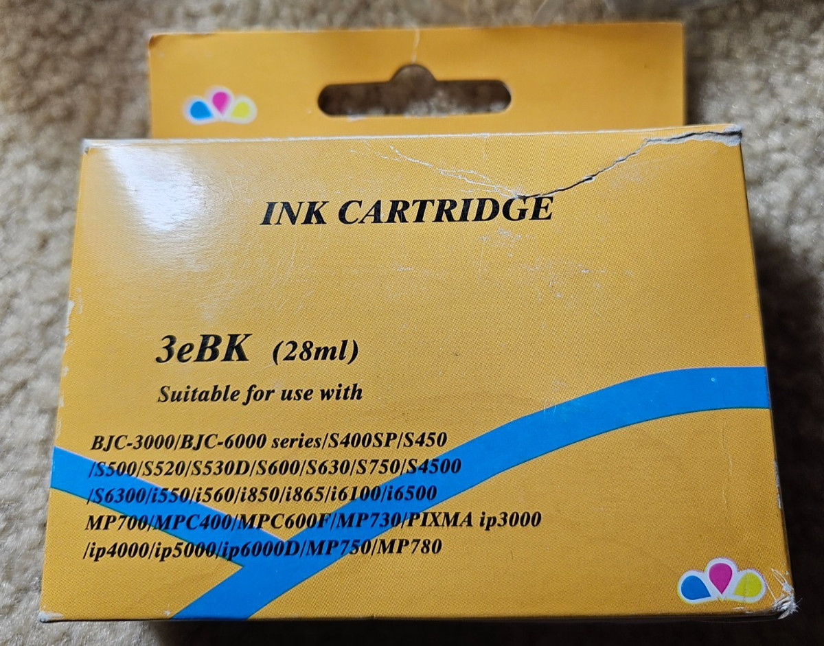 Generic Ink Cartridges Compatible With Canon 3BK – Qty. 6