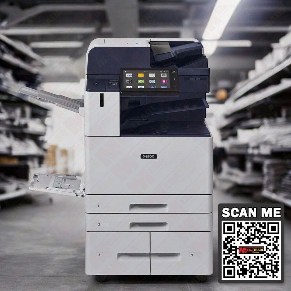 Xerox AltaLink C8155 Color Copier Printer Scanner Fax EZR Finisher A3 55 PPM