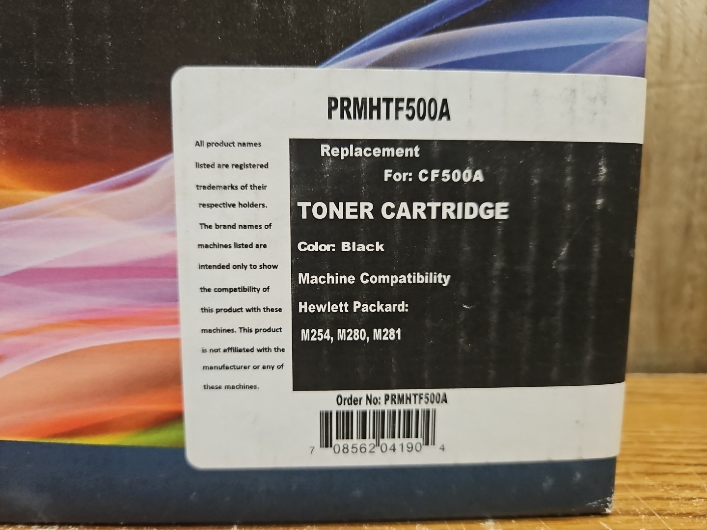 Replacement For Hewlett Packard CF500A Black Toner Cartridges M254 New Sealed