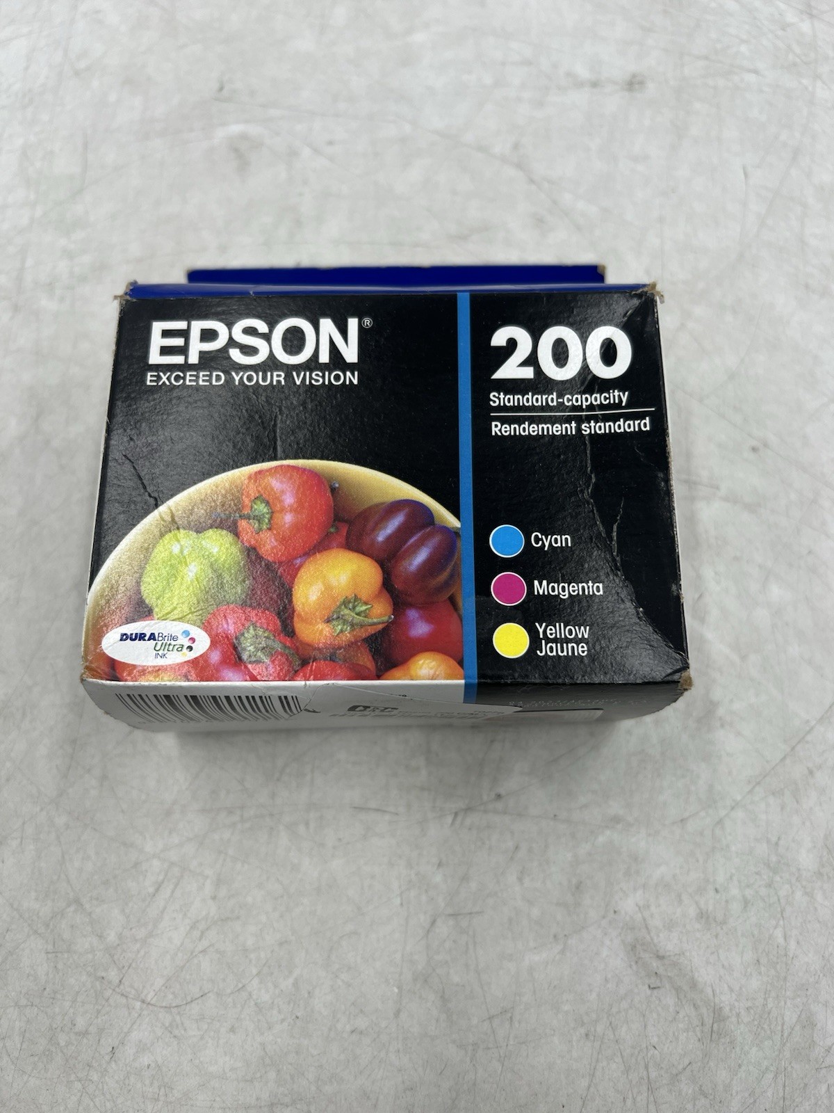 Epson 200 Combo Pack Ink Cartridges Cyan Magenta Yellow New Exp 04/2027