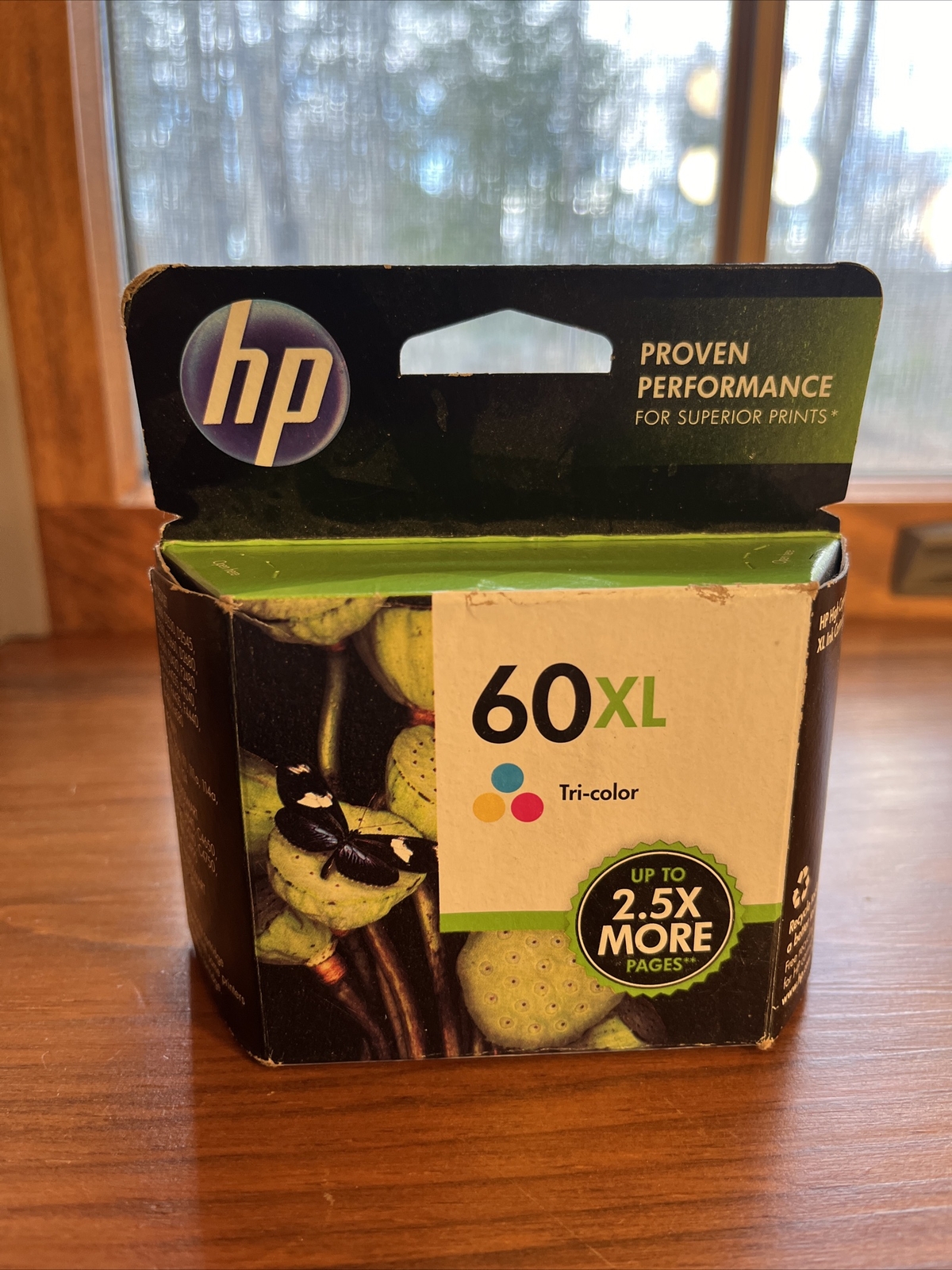 HP 60XL Tri-Color High Yield Ink Cartridge (CC644WN)