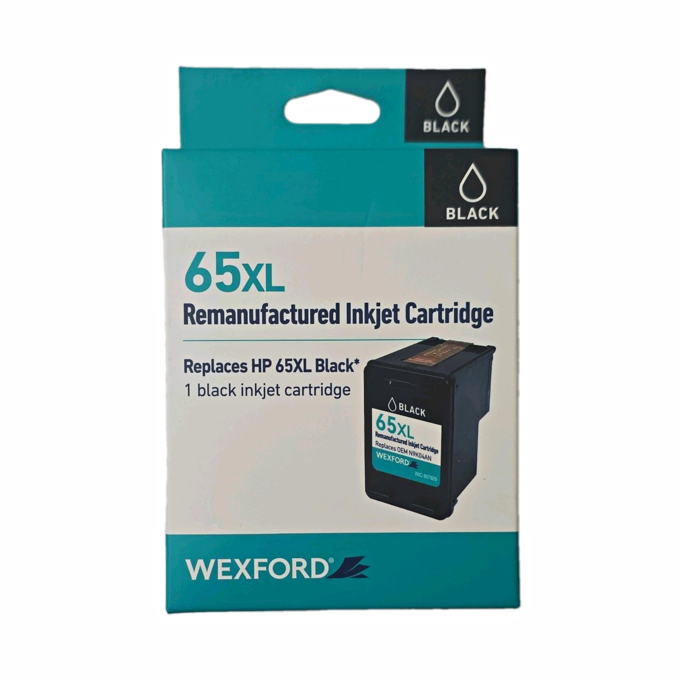 Wexford 65XL Reman Black Inkjet Cartridge for HP DeskJet 3755 2655 N9K04AN