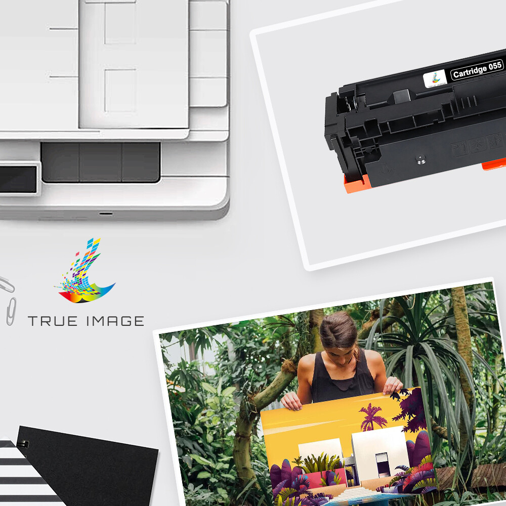 2x CRG 055 Toner Compatible With Canon 055 ImageClass MF745Cdw MF743Cdw LBP664Cx