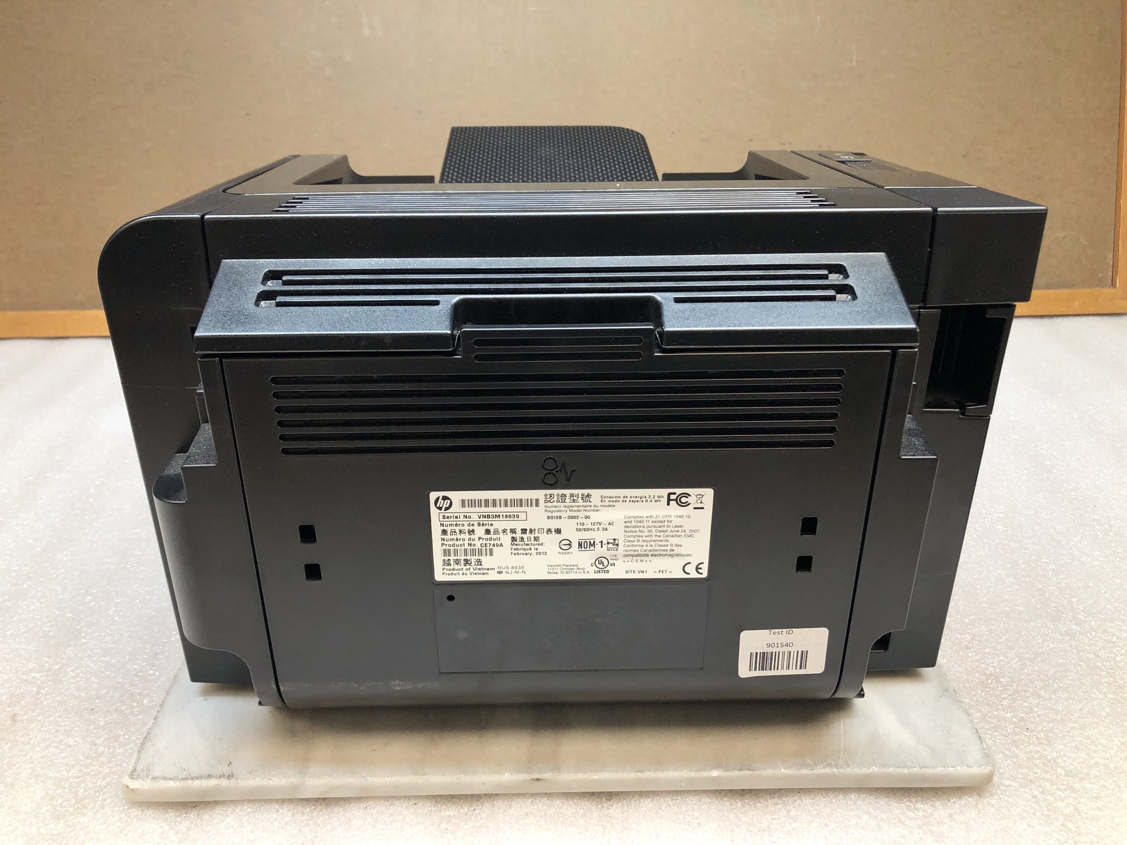 HP LaserJet P1606DN Monochrome Workgroup Printer CE749A Low pg ct Full Toner