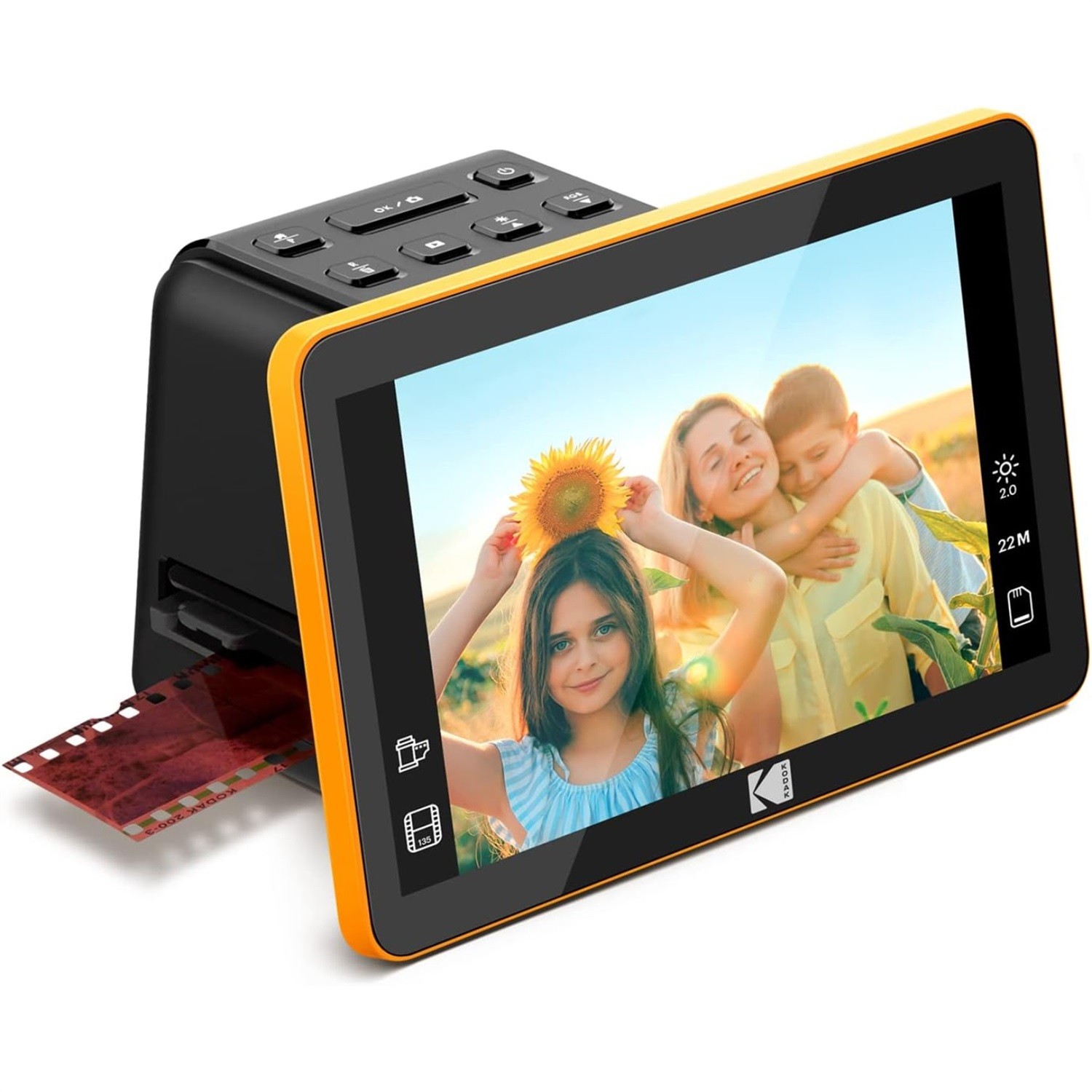 Kodak Slide N SCAN Film Scanner, 7in LCD, Converts Slides & Negatives to Digital