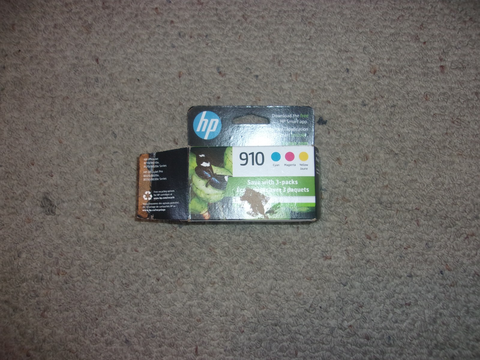 HP 910XL BLACK INK CARTRIDGE SEALED EXP. 11/26