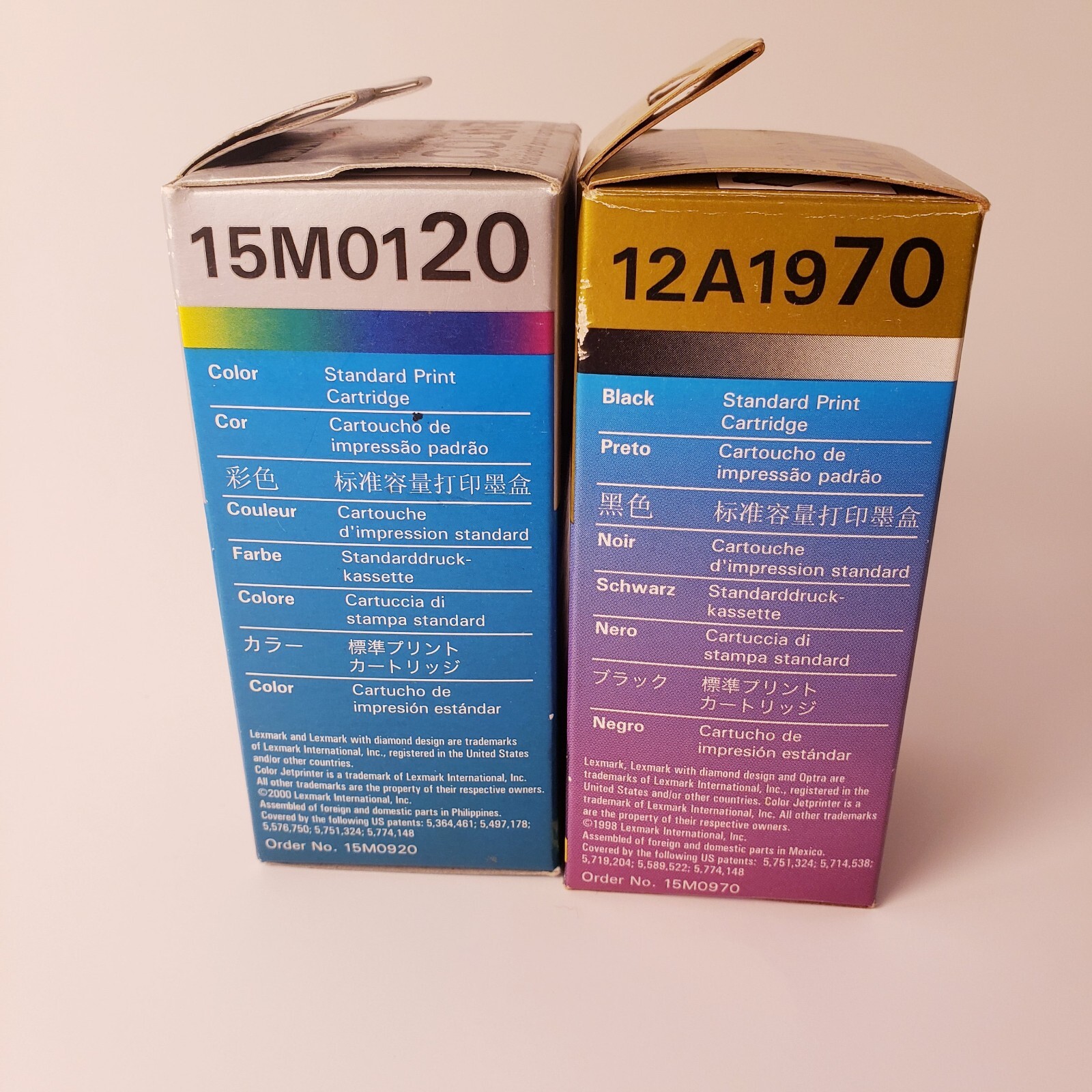 NEW Lexmark 20 Color & 70 Black Ink Cartridges (15MO120 12A1970) Genuine OEM