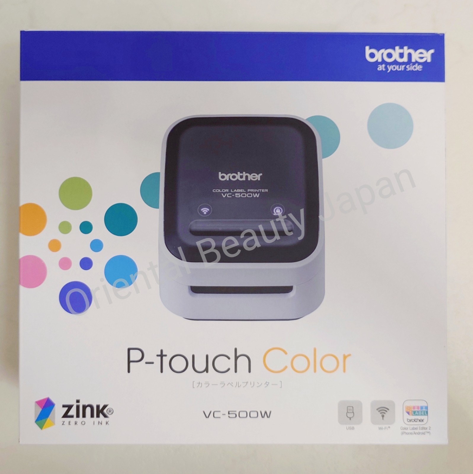 Brother Printer VC-500W + Thermal Color Label Printer+Roll Cassette Fedex