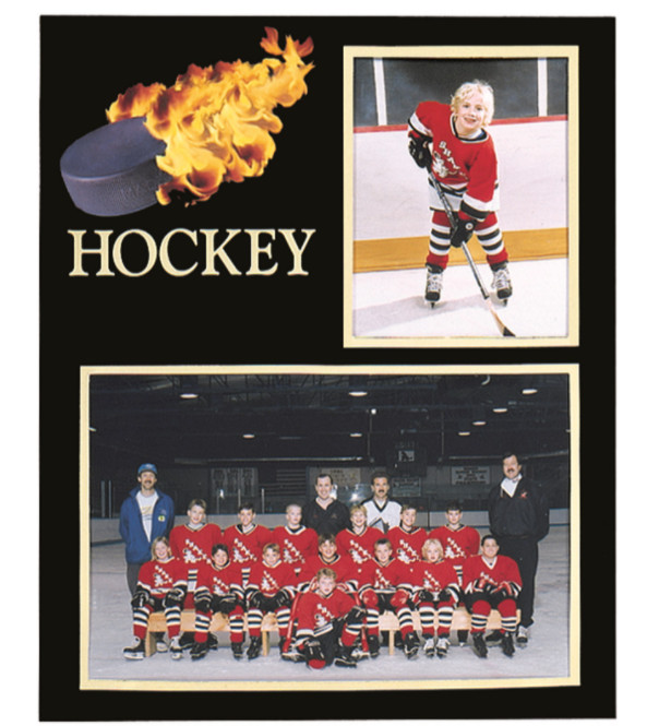 Hockey Team Memory Mate 7×5 / 3×5 Multi- Photo Sports Picture Frame- 20 Pack