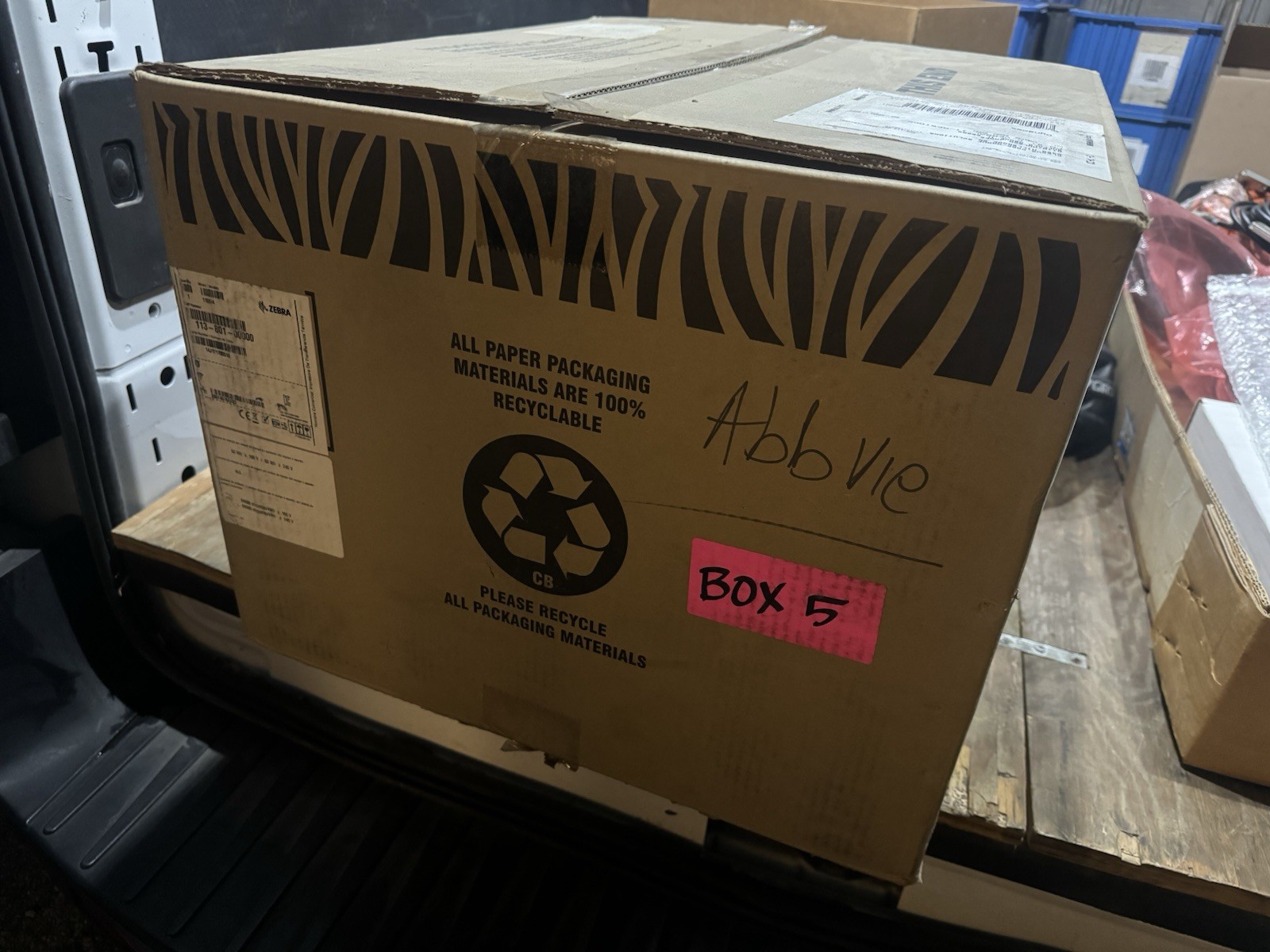 ZEBRA 110Xi4 THERMAL PRINTER NOS 113-801-00000