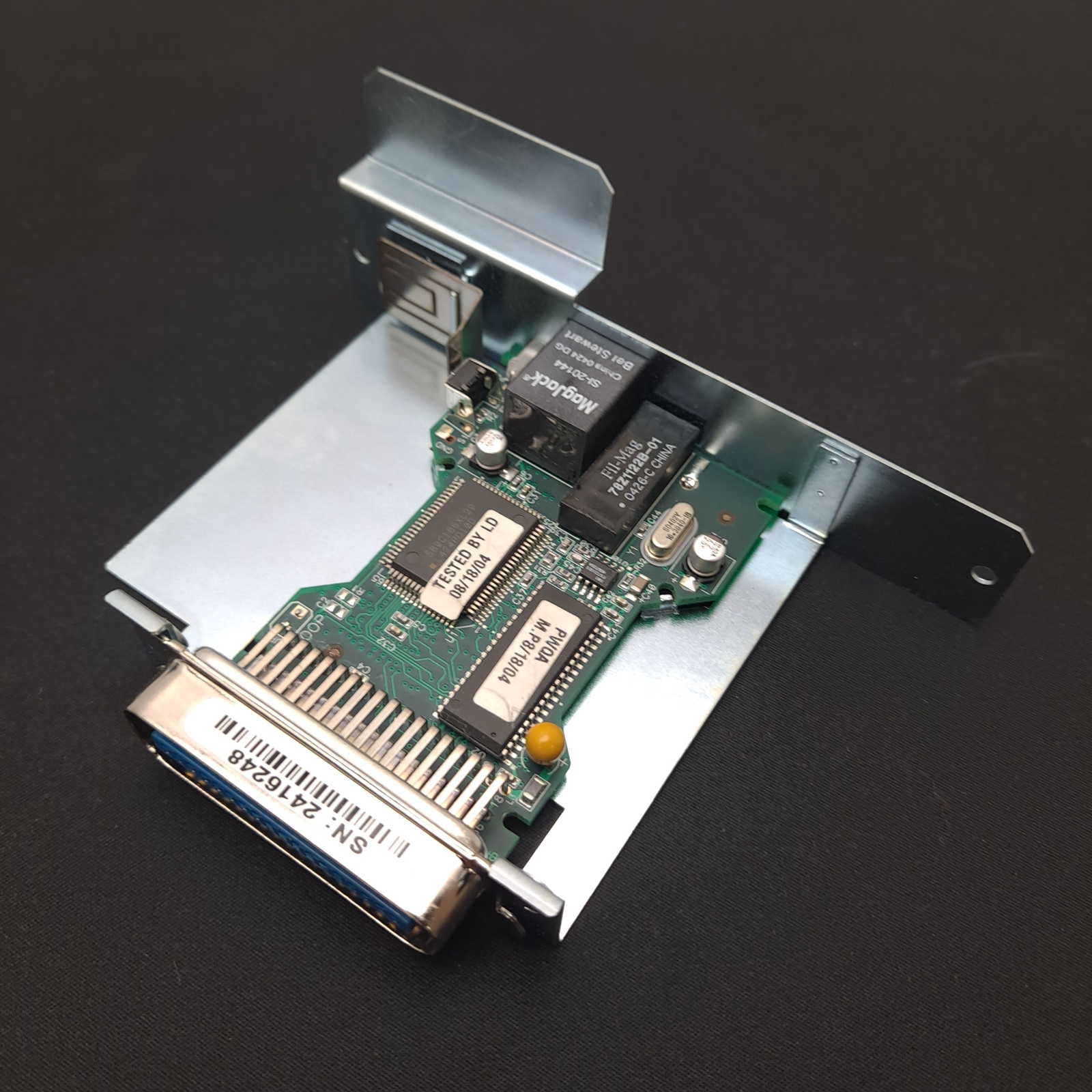 Zebra 34011 Rev 1 Ethernet Interface Network Card, For 140xiIII Printers