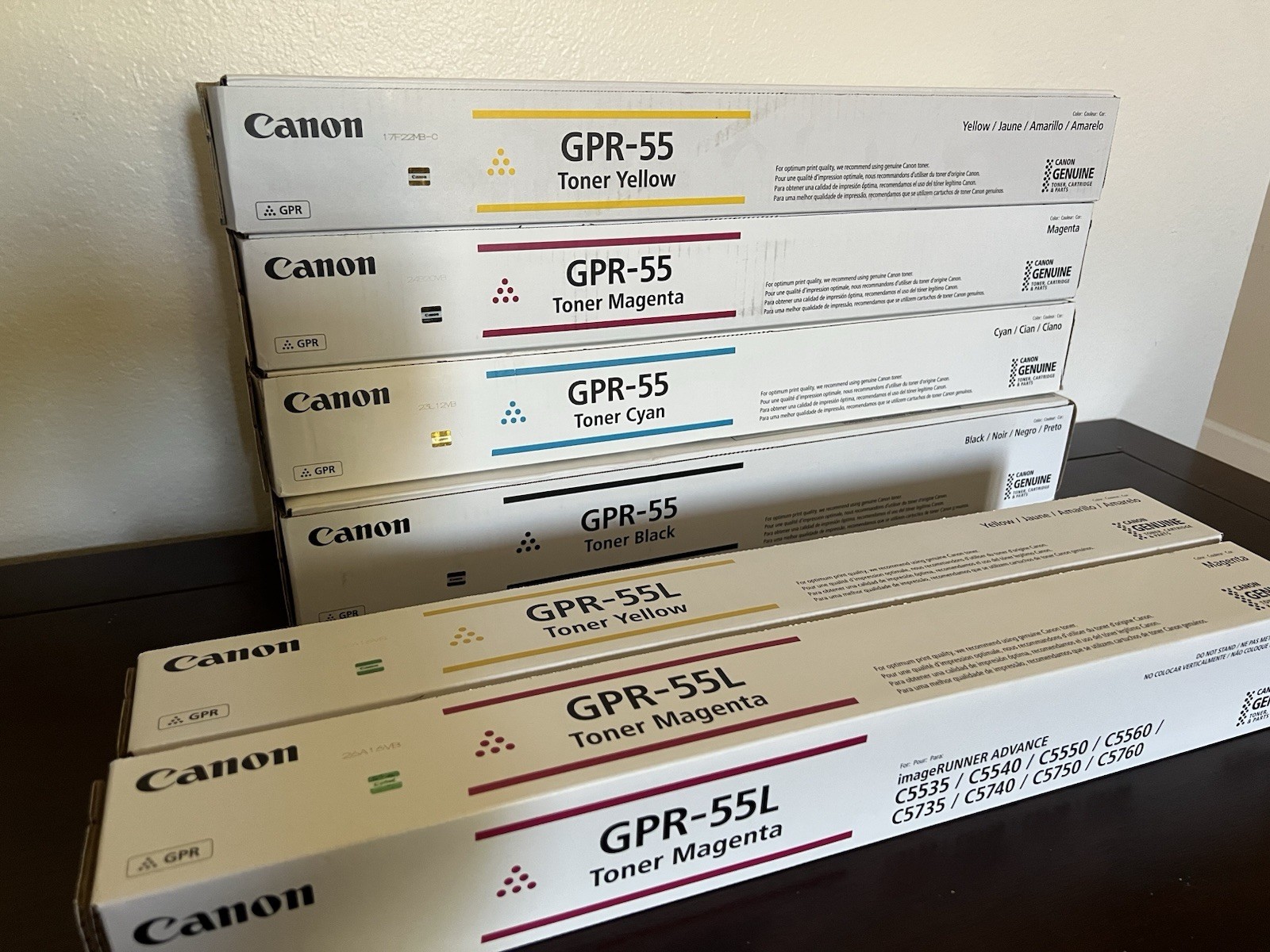 Canon GPR-55 Toner Cartridge Set (lot of 6)