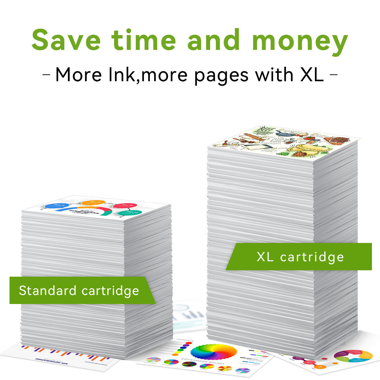 For HP 65XL 65 Ink Cartridge For ENVY 5010 5055 5052 Deskjet 2600 2652 2636 LOT