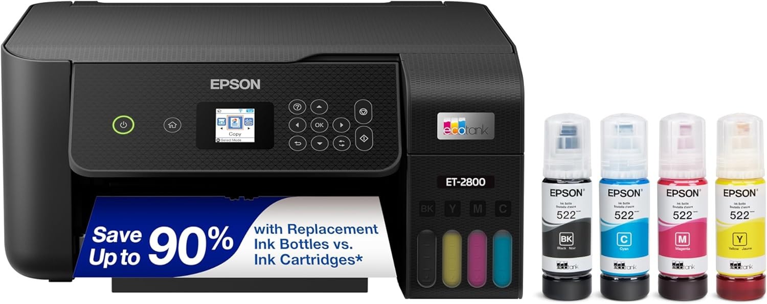 Epson ET-2800 EcoTank Wireless All-in-One Printer