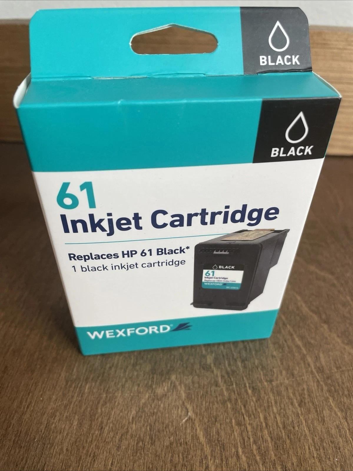 4- WEXFORD Inkjet Cartridge Replaces HP 61 Black Ink Cartridge Brand New *READ*