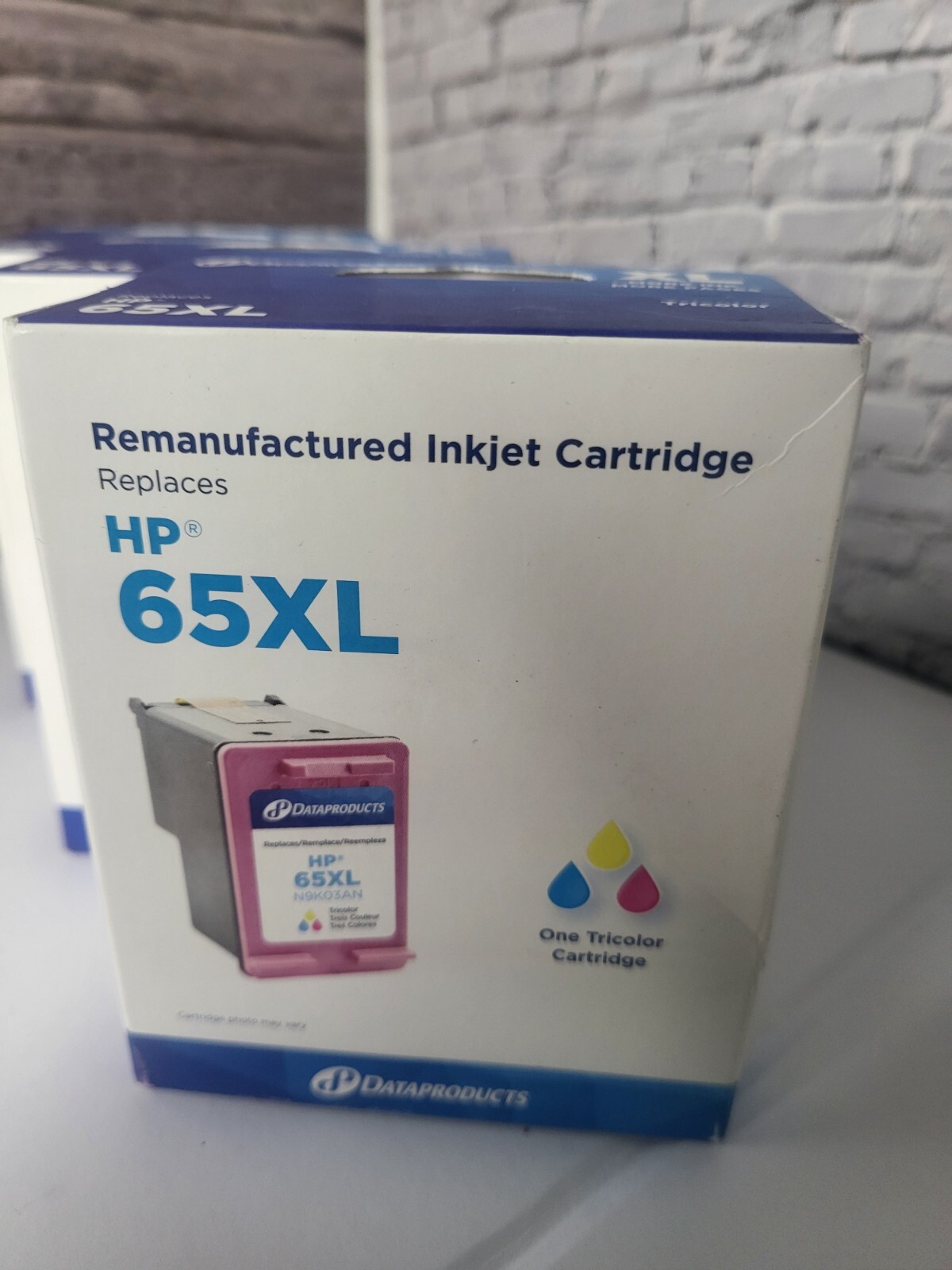 Tri-Color HP 65XL High Yield Single Ink Cartridge NEW (3C)