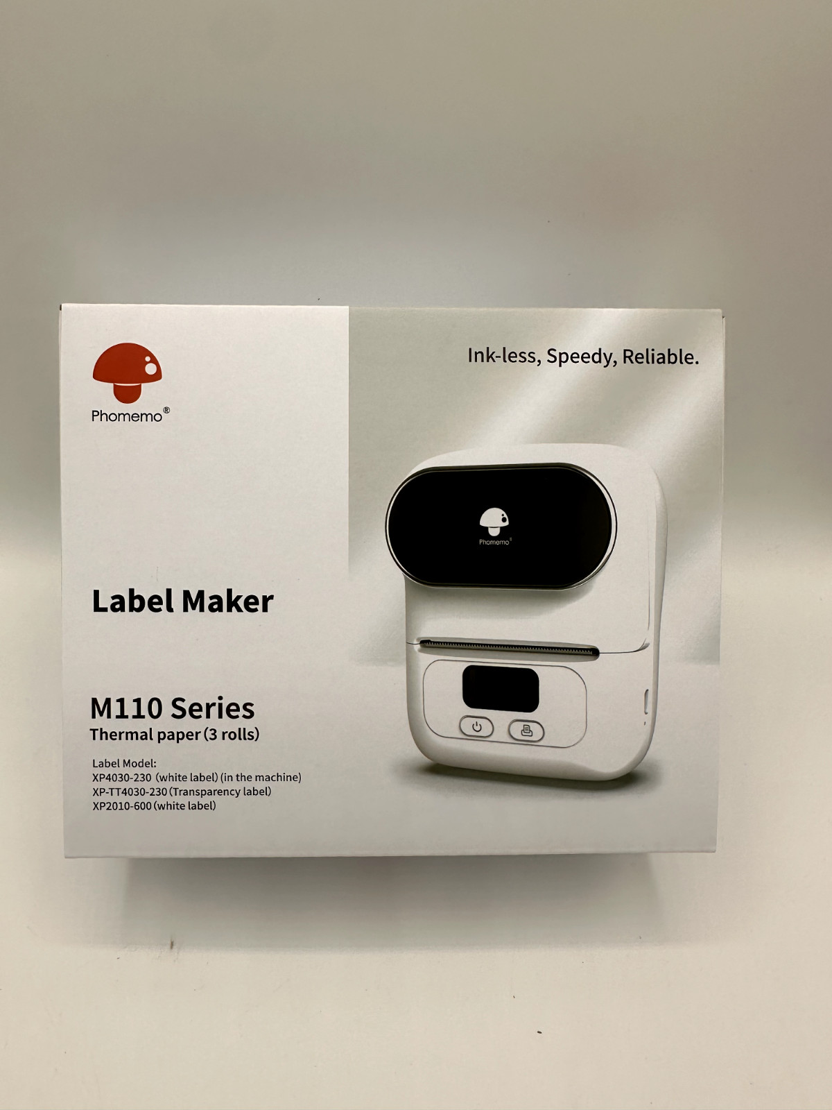 Phomemo M110 Label Maker Machine Thermal Bluetooth Label Barcode Printer