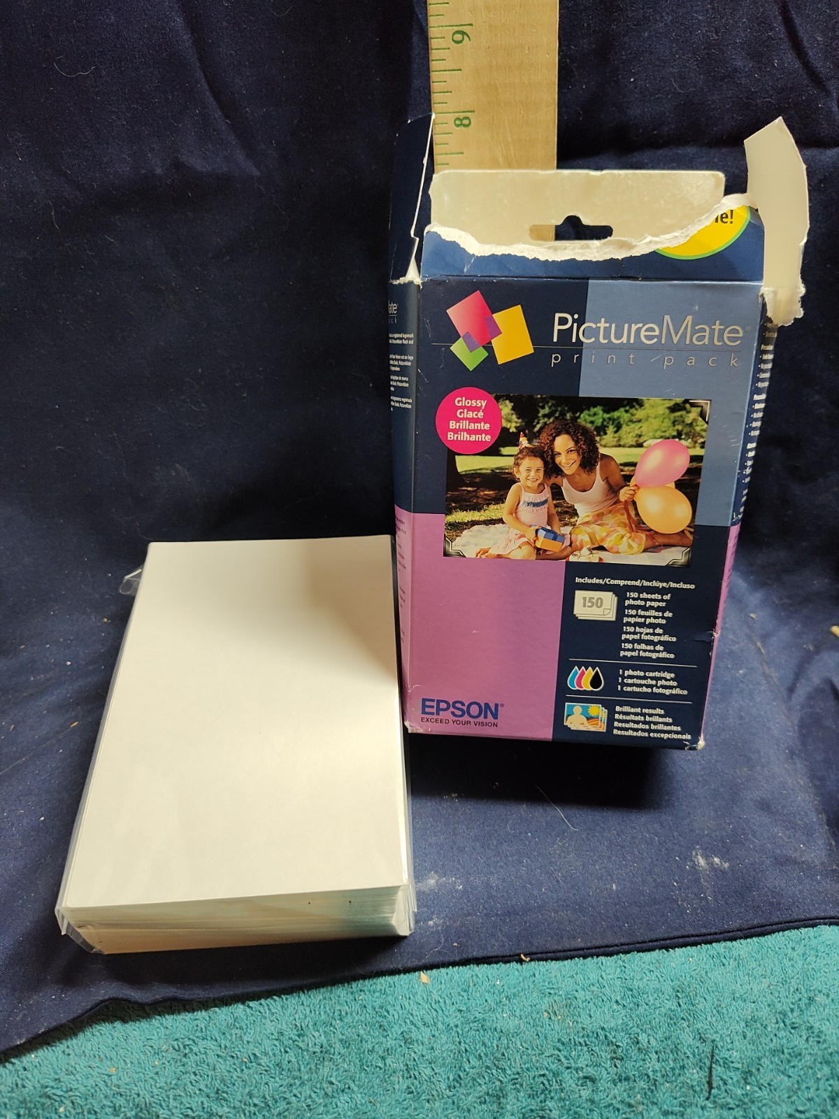 Epson Borderless 4×6 Glossy Photo Paper 150 Sheets T5846 Without Ink Cartridge