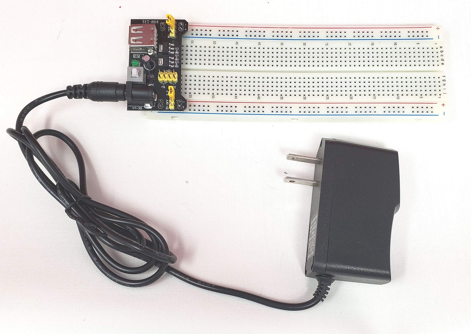 9VDC 1A Arduino Compatible Power Supply 2.91 in x 1.57 x 1.06 in, Black