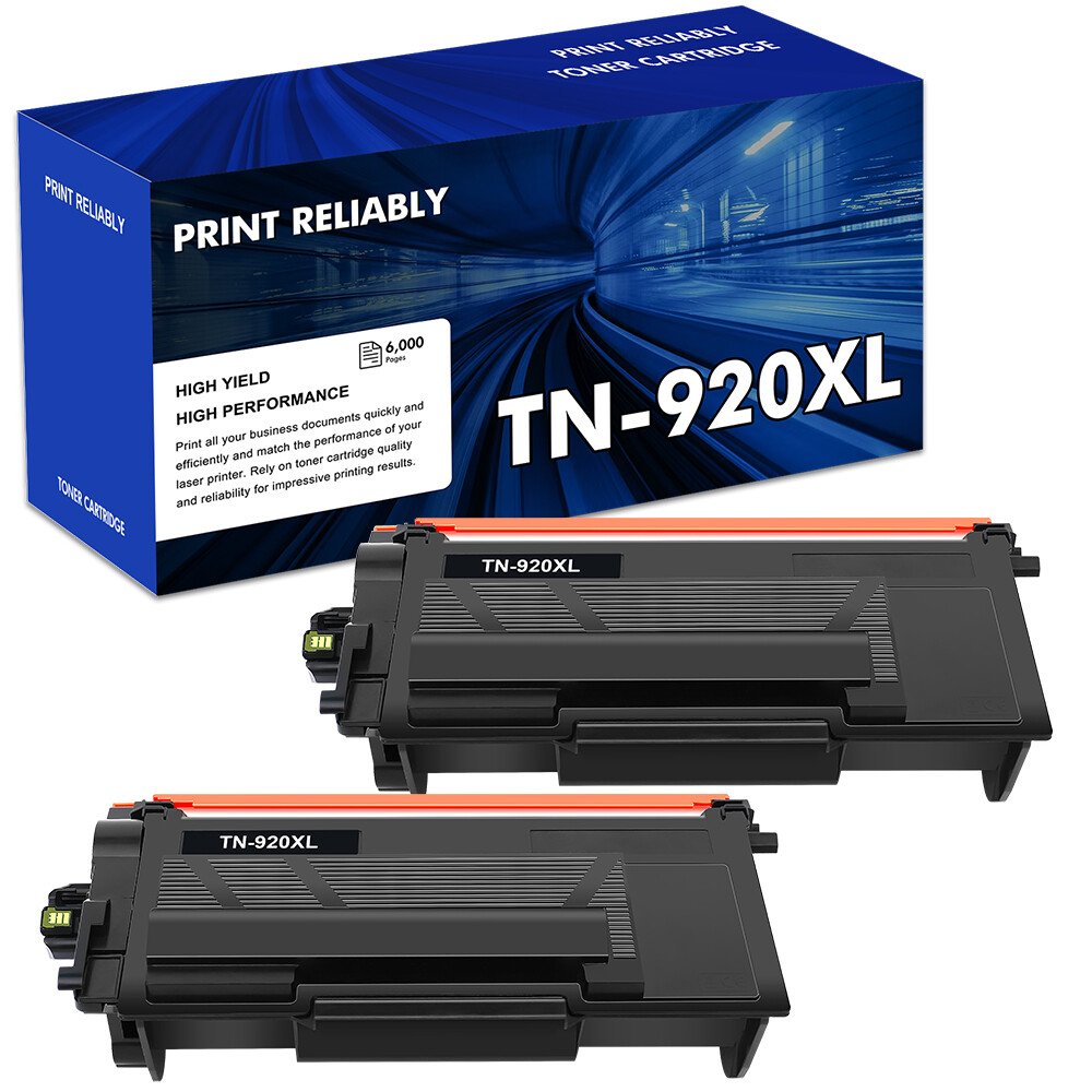 2PK TN920XL TN920 Toner Cartridge Compatible With Brother HL-L5210DN L5210DW