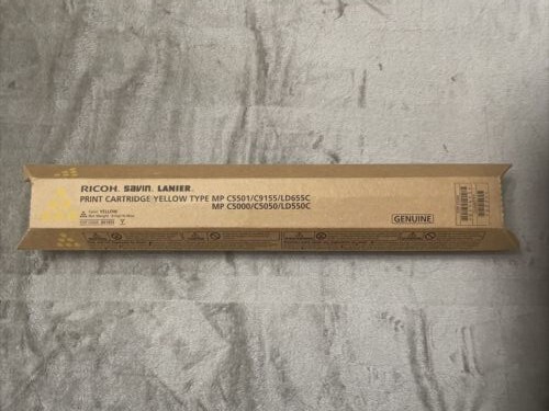 Ricoh 841453 Yellow Print Cart. Type MP C5501/C9155/LD655C, C5000/C5050/LD550C