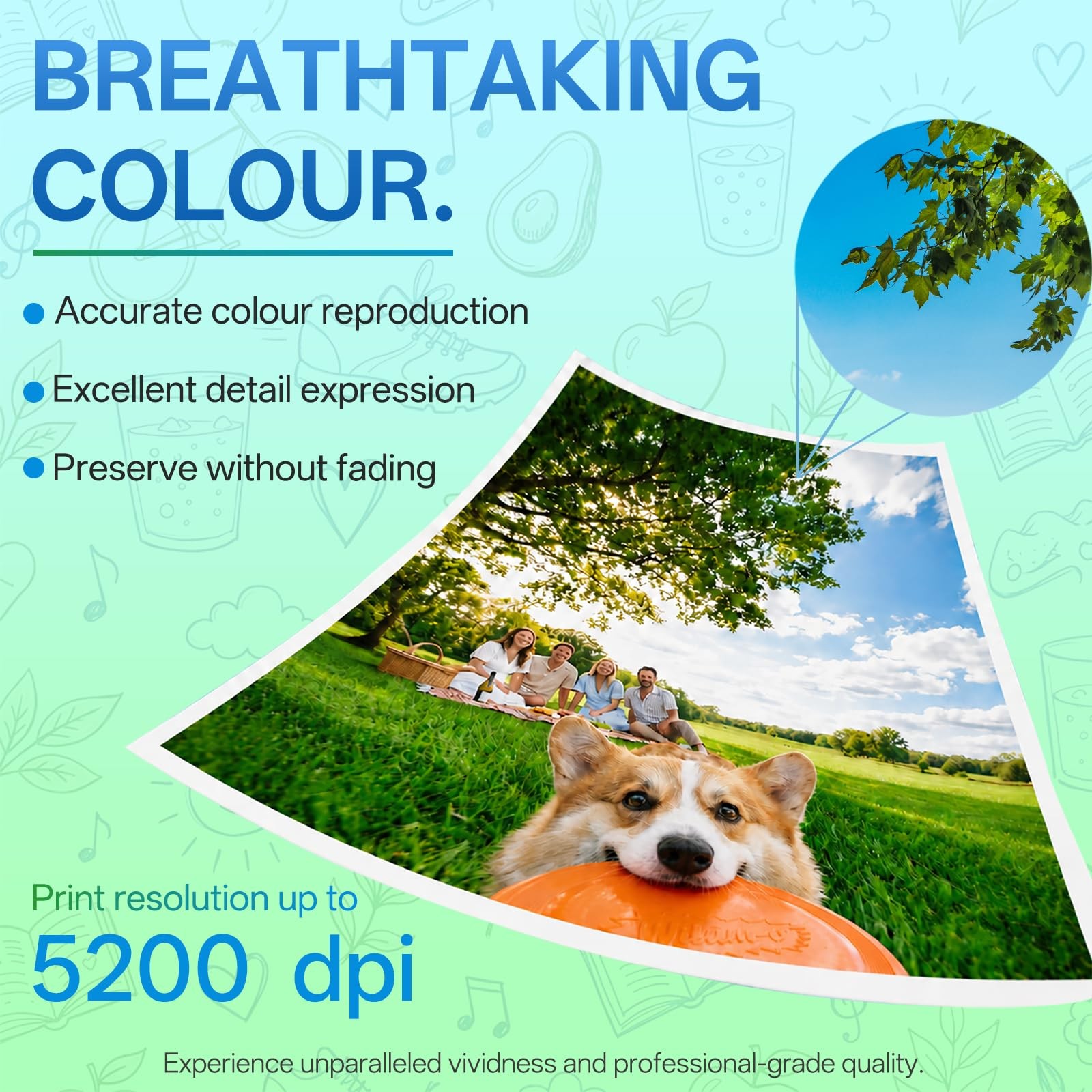 Inkjet Glossy Photo Paper 4×6 Inch 200 Sheets 70 lb/260 gsm Premium Thick