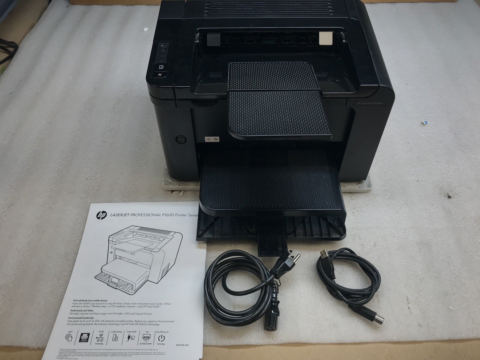 HP LaserJet P1606dn CE749A Mono Laser Printer 32MB Duplex 52K Page Count