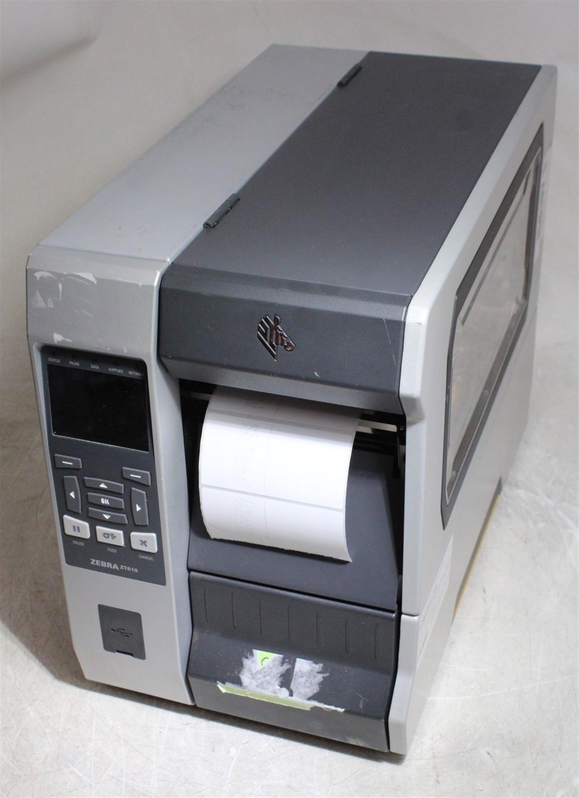 Failed Printhead Zebra ZT610 ZT61046-T010100Z Thermal Label Printer No Labels