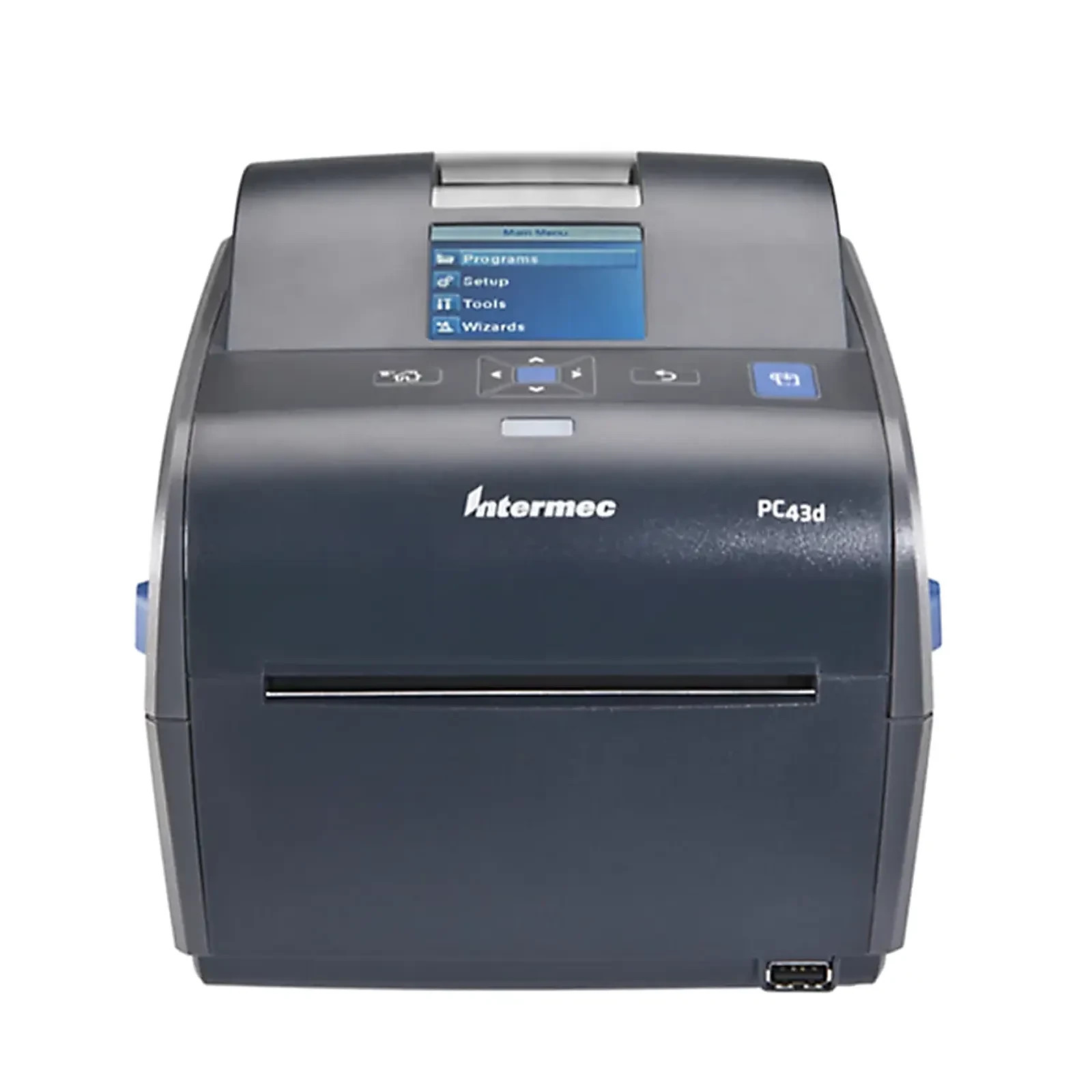Intermec PC43d Direct Thermal Barcode Label Printer LCD USB Ethernet No Adapter