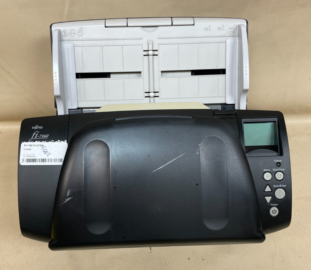 Fujitsu Fi-7160 PA03670-B055 Duplex Document Scanner 9883 SCANS