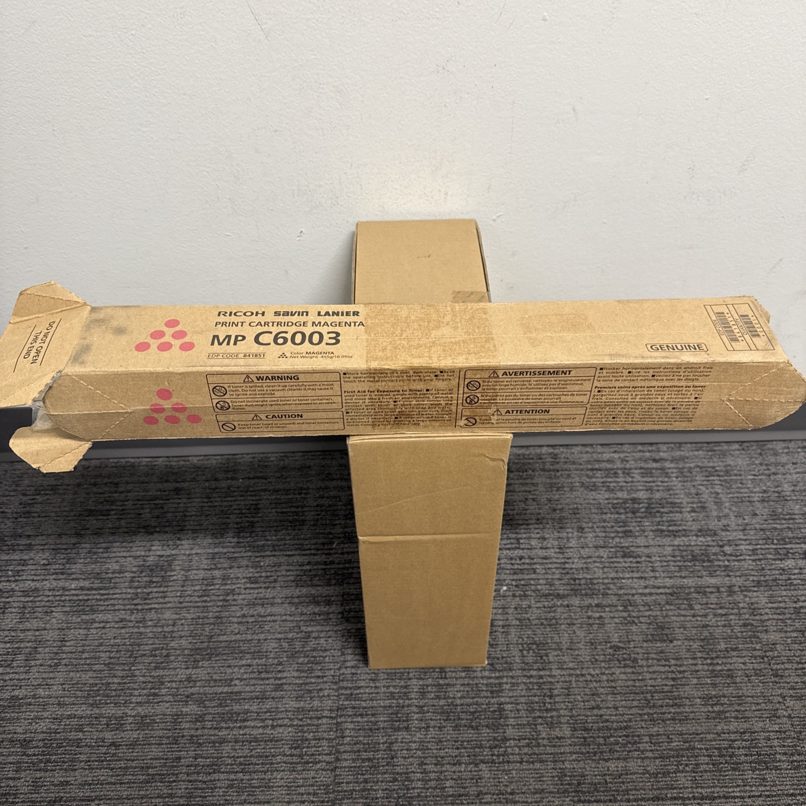 Genuine Open Box Ricoh 841851 Magenta Toner MP C4503 / C4504 / C5503 /C6003