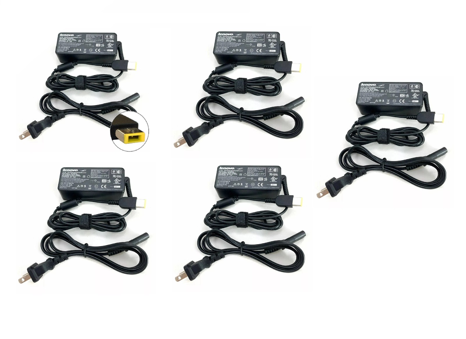 5pcs GENUINE 20V 2.25A 45W Lenovo Thinkpad AC Adapter Charger X1 T450 T460 T470