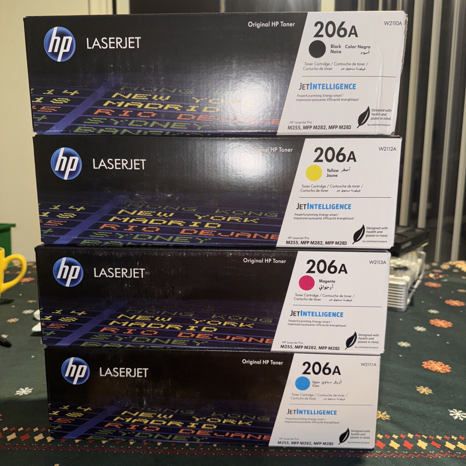 HP 206A SET W2110A W2111A W2112A W2113A Toner Cartridge Set of 4
