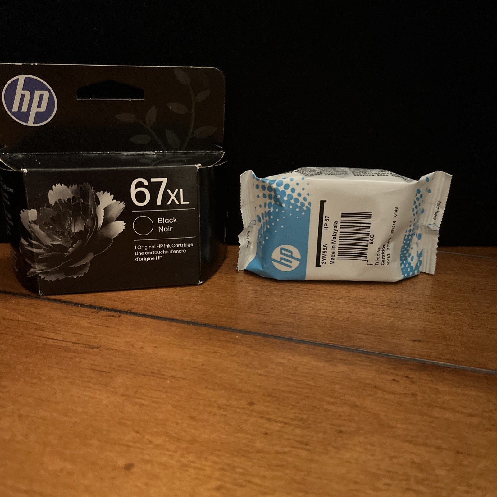 Genuine HP 67XL Black + Tri Color Ink Cartridge Combo NEW Sealed