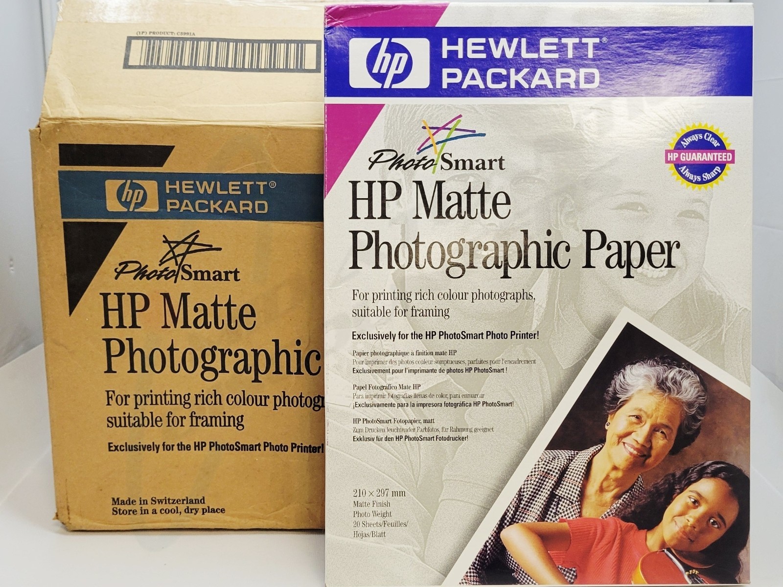 200 Sheets HP PhotoSmart Printer Matte Finish Photographic Paper, 210 x 297mm