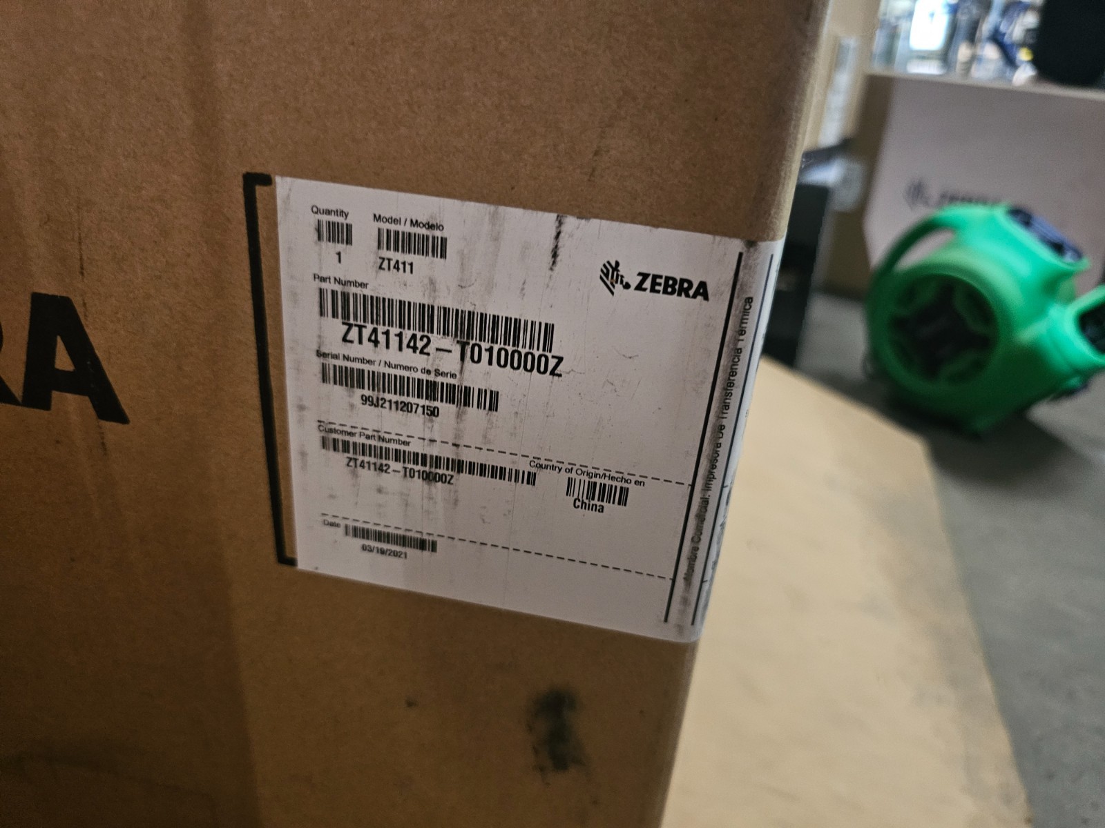 Zebra ZT411 ZT41142-T010000Z 203DPI Thermal Network Label Printer