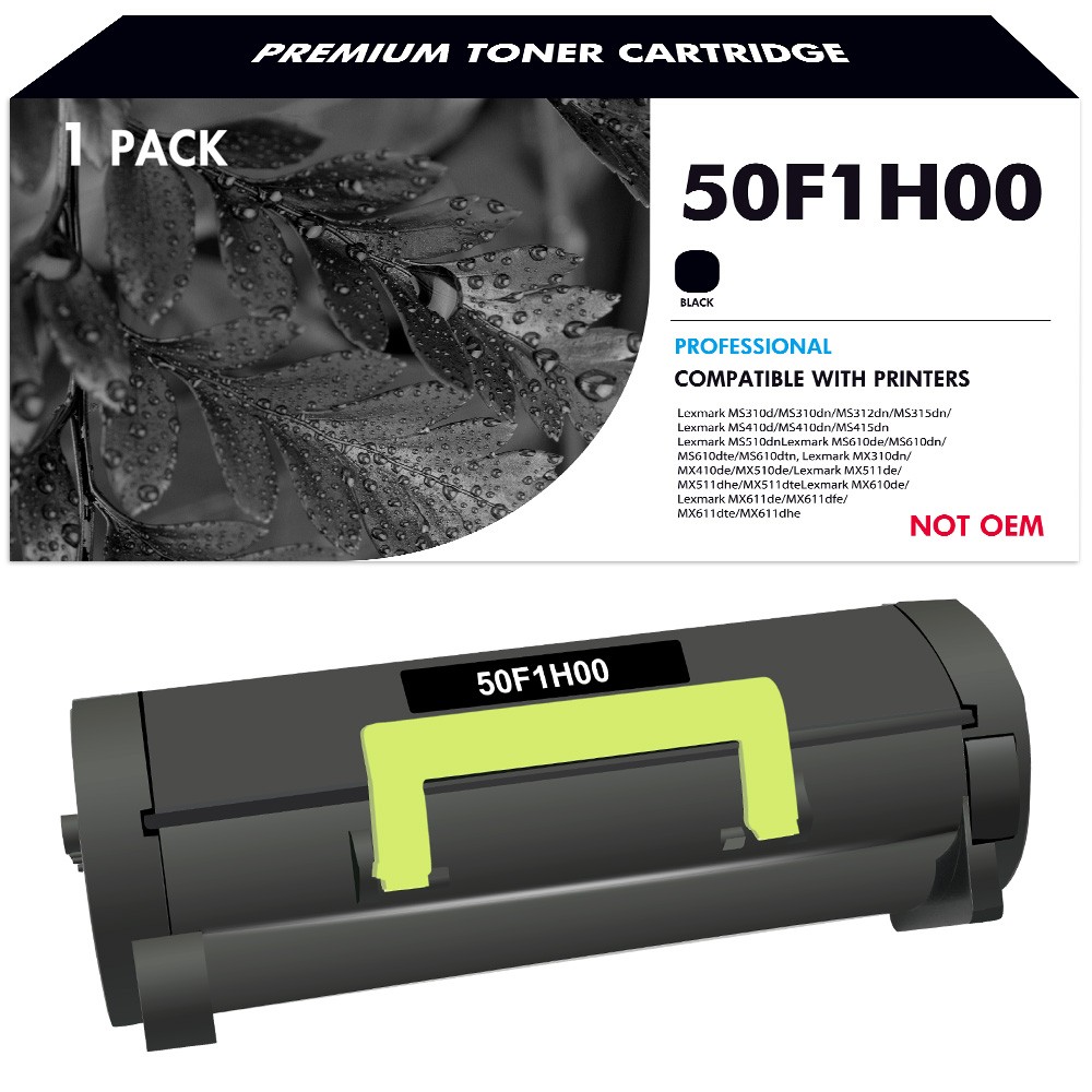 1PK 50F1H00 Toner for Lexmark MS310 MS315dn MS415 MS315 50F1H00 5000 pages