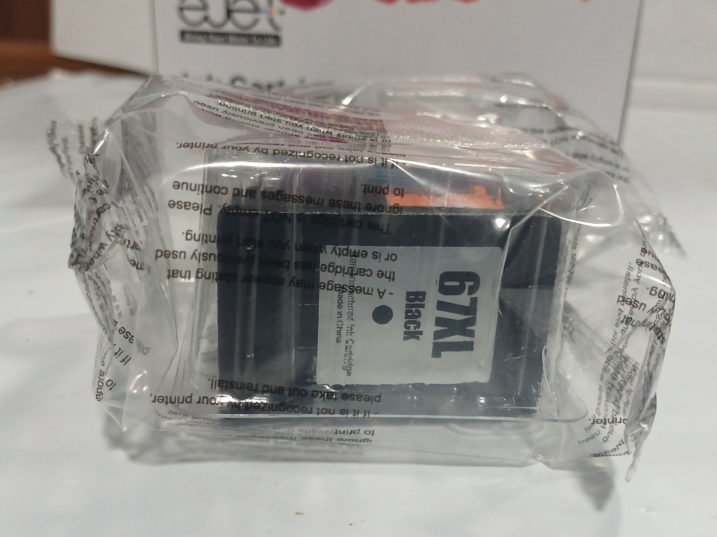 1 Pack Of Black And Tricolors 67XL High Yield Ink Cartridge Sealed 10-28-2028