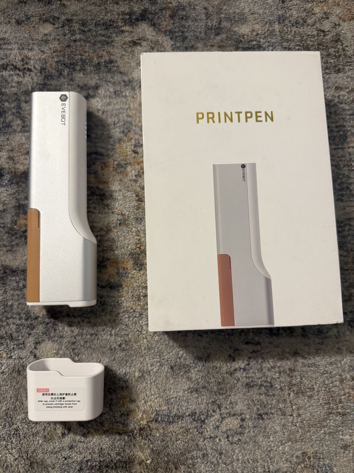 EVEBOT PrintPen FOR PARTS ONLY Not Connecting to App / As Is