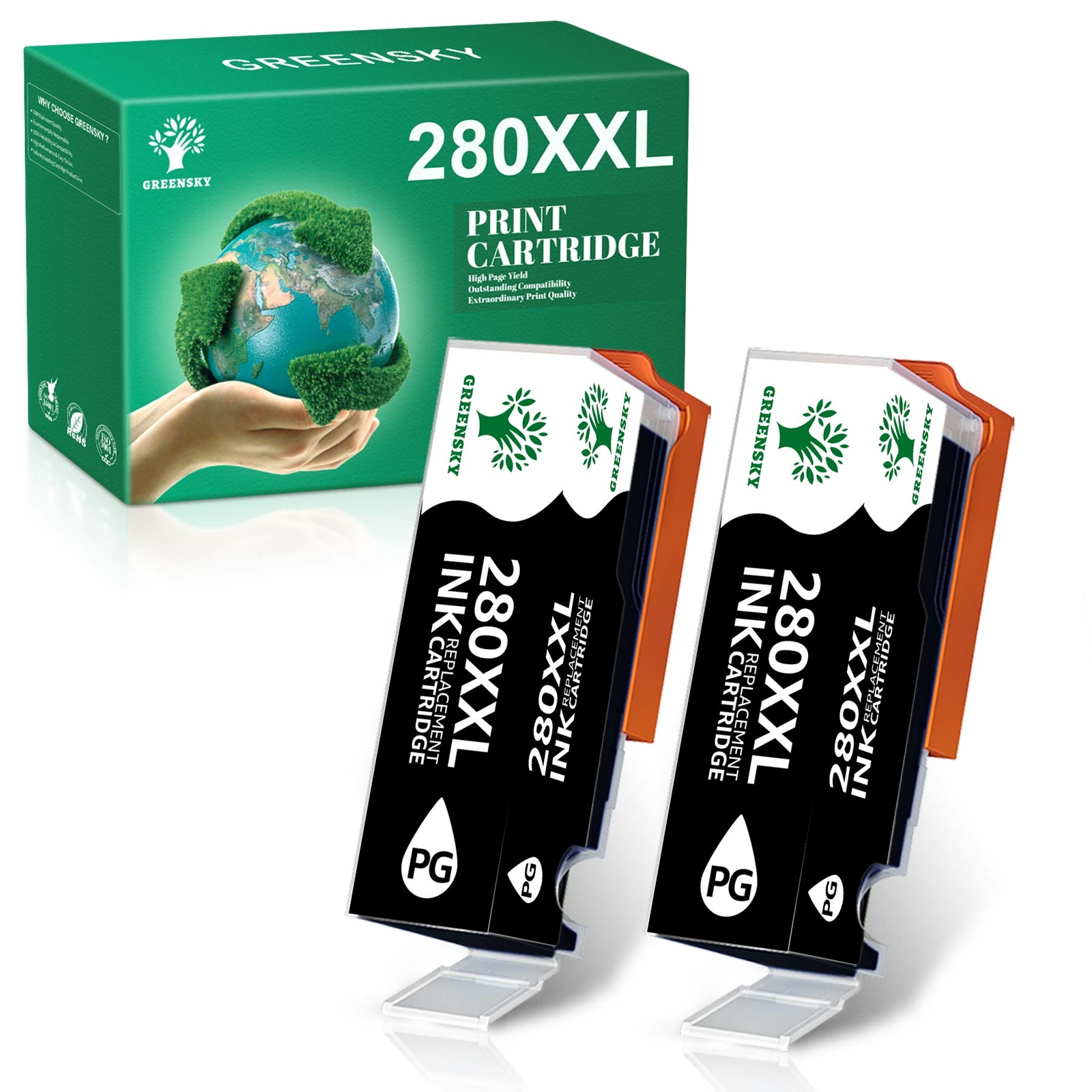 2x PGI-280 XXL Ink for Canon PIXMA TR7520 TR8500 TR8520 TS8120 TS8220 PGI-280XXL
