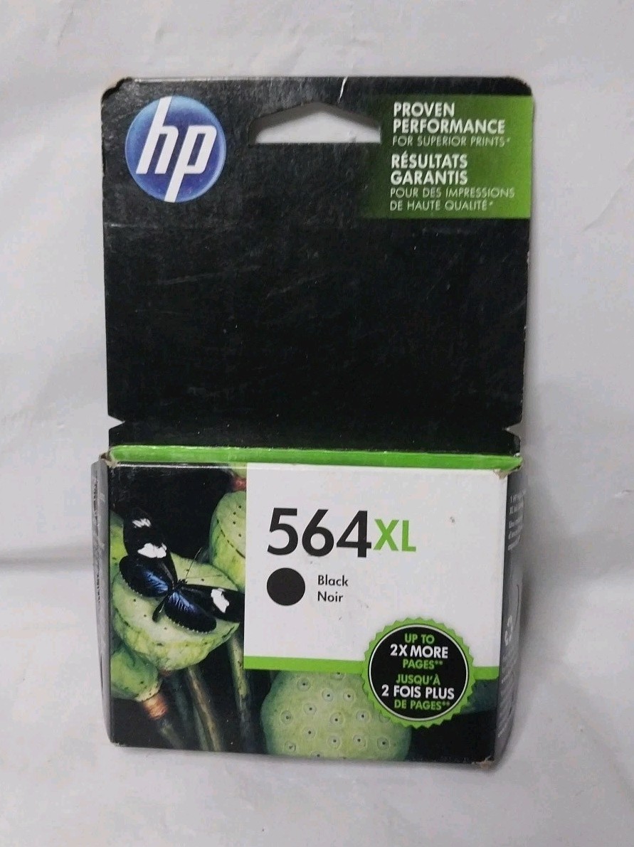 New HP 564XL CN684WN High Yield Black Ink Cartridge Exp 05/2015