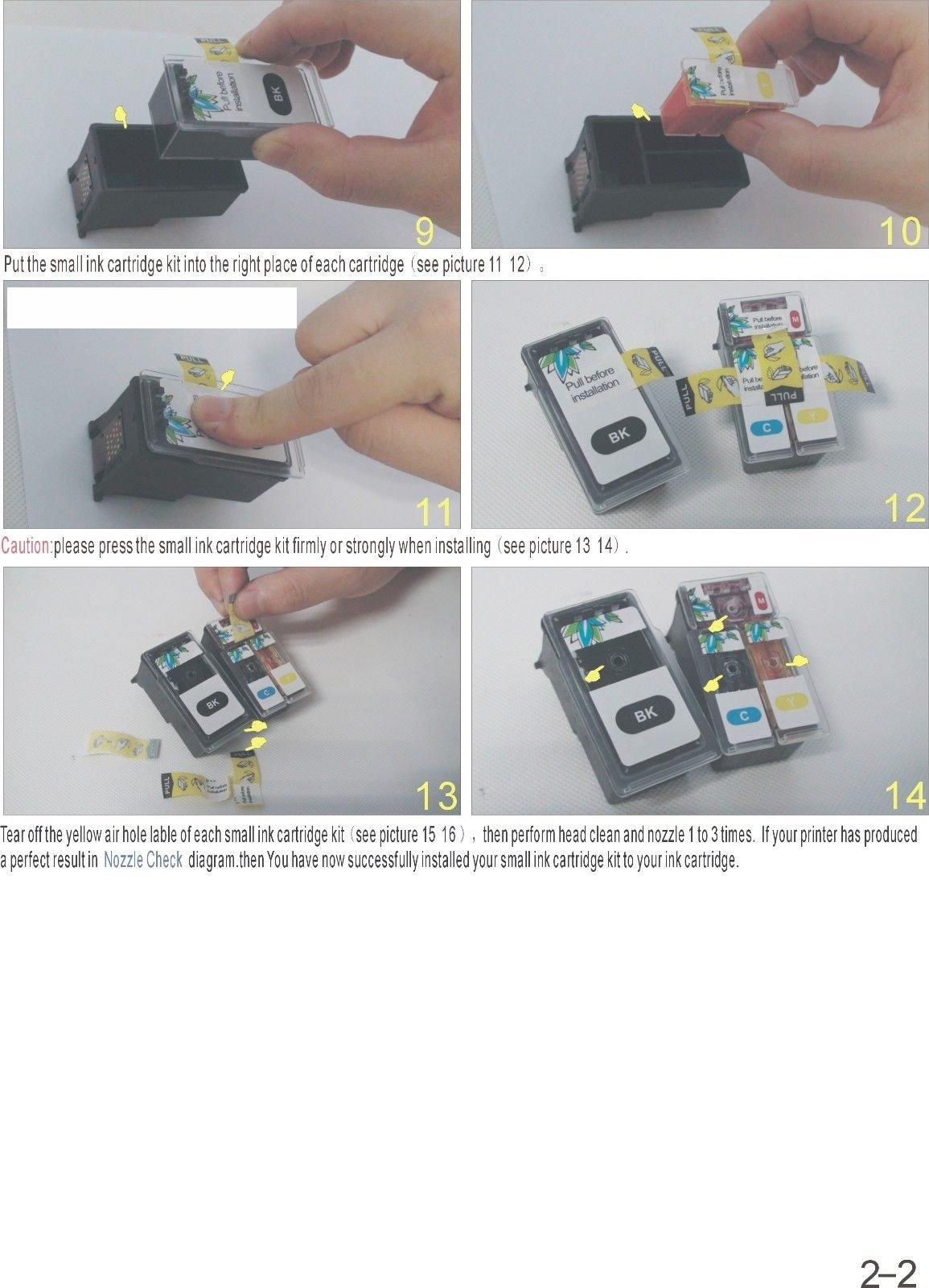 DIY Canon PG-240XL CL-241XL PG240 XL CL241 XL Cartridge Pop Cartridge refill