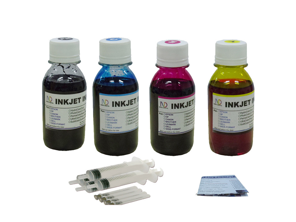 4x100ml refill ink for HP 364 364XL Deskjet 3070A 3520 Officejet e-AIO 4620 4622
