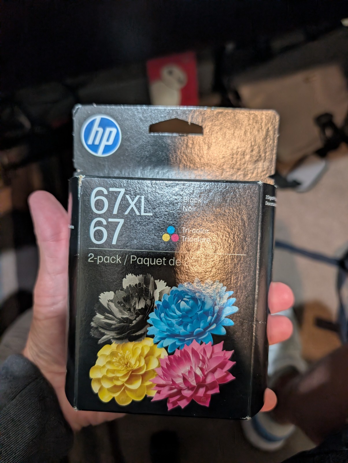 HP 67XL 2-Pack High Yield Ink Cartridges – Black/Tri-color (3YP31BN)