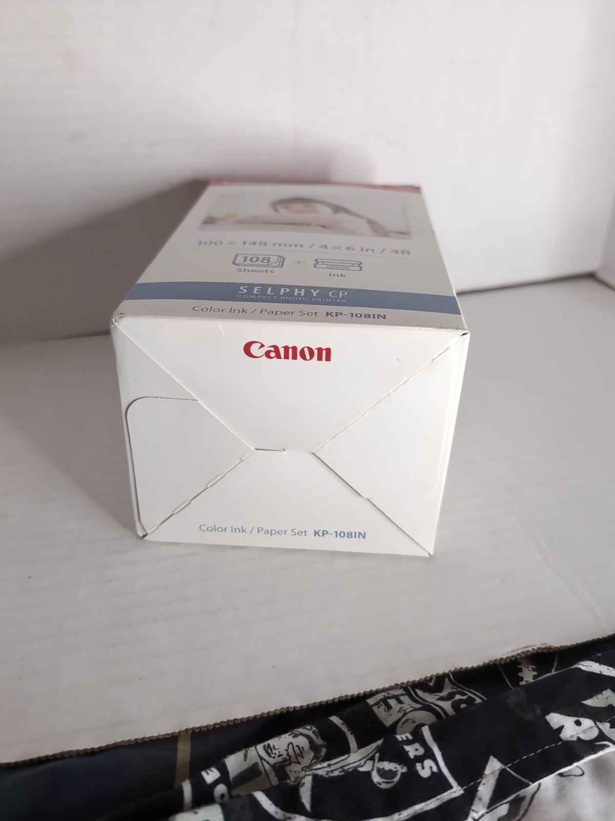 Canon Selphy KP-108IN Color Ink Paper Set 108 4×6 Sheets with 3 Toners 3115B001